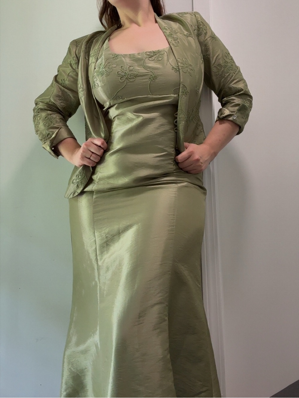 90s whimsy dress and jacket set